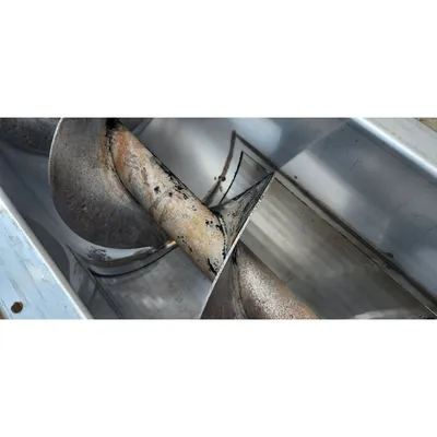 Used 13" dia. X 9' Long Industrial Screw Auger Conveyor