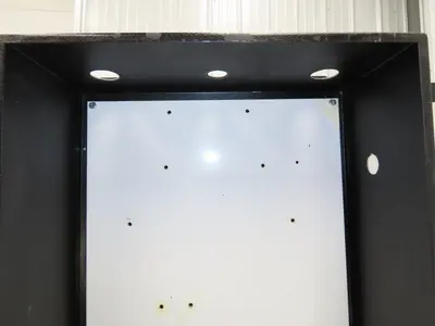 Electrical Enclosure 16x14x6" Wall Mount Back Plate Black Powercoated