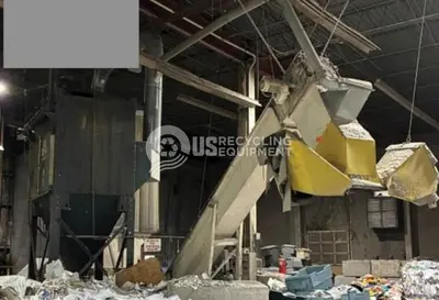 Used 2004 VECOPLAN RG52-100 SHREDDER SYSTEM WITH CONVEYOR & DUST COLLECTOR Shredders Texas US | US Recycling Equipment #1566555