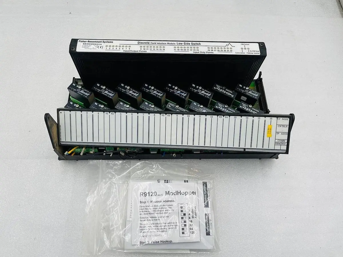 Fisher-Rosemount 01984-4121-0002 Isolated Discrete Termination Panel A #2316