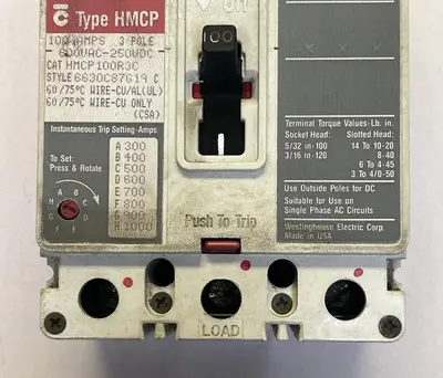 USED WESTINGHOUSE HMCP100R3C