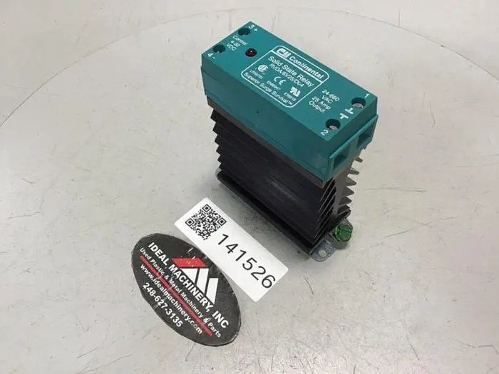Used CONTINENTAL INDUSTRIES RVDA/6V25/D04 Relays & Switches Michigan US | Ideal Machinery #575751
