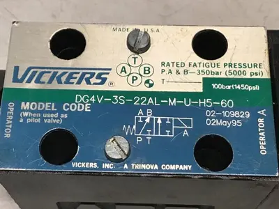 USED VICKERS DG4V-3S-22AL-M-U-H5-60