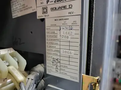 USED SQUARE D MODEL 6