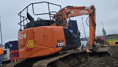 USED 2017 Hitachi ZX135US-6