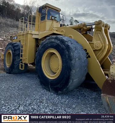 Used 1989 CATERPILLAR 992C Wheel Loaders Oklahoma US | Proxy Equipment #1381745