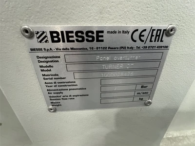 Used 2019 BIESSE TURNER OT Panel Feeders Florida US | MachineryMax #1477332