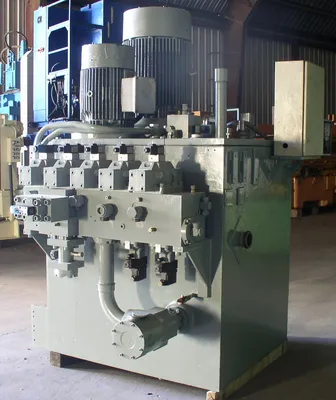 90 hp Rexroth Oilgear Hydraulic Unit 1,500 PSI 500 gal