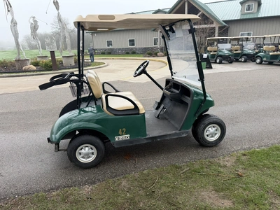 (1) 2017 E-Z-Go golf cart with a Kawasaki gas engine, model 625111G01, does not include Club canopy,...