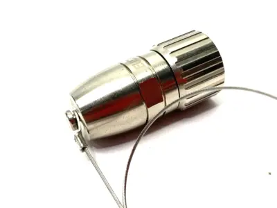 USED EUCHNER STECKVERBINDER 17POL RC-17P1N8A80CP STRAIGHT PLUG CONNECTOR RC17