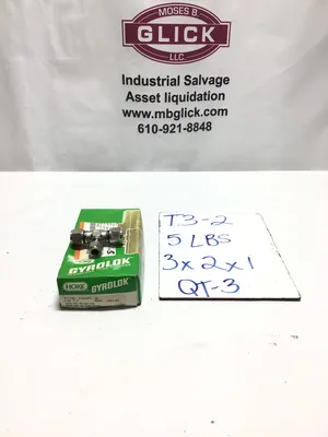 Hoke Gyrolok 8TTTB6-316/HPS-90 Stainless Steel Union Tee Tube Fitting (5/BX)
