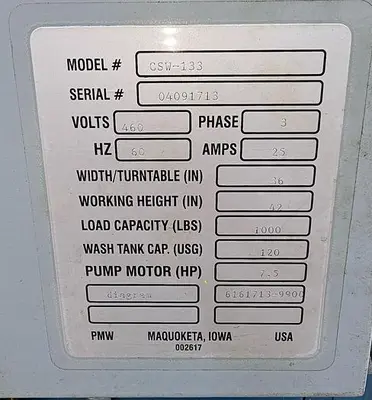 USED 2009 STOELTING CSW-133