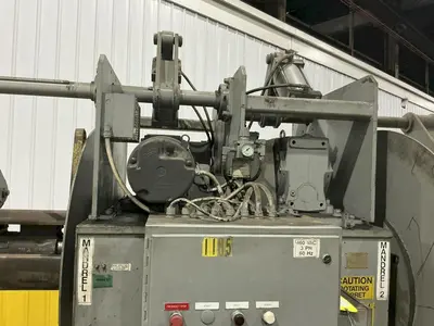 20,000 LBS X 48" COLT MODEL #CHD-DR2000 DOUBLE END MOTORIZED UNCOILER COIL REEL : YOBRO #24894