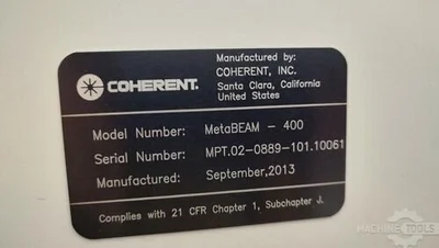 USED 2013 COHERENT METABEAM 400