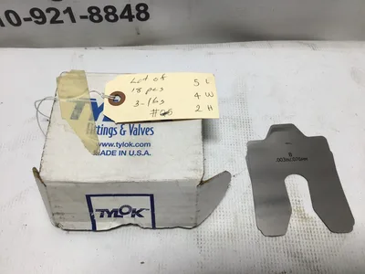 Tylok alignment shim pack series B .003in/.0076mm