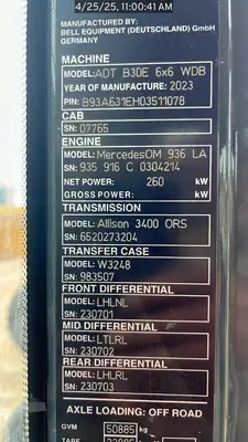 Used 2024 BELL B30E Dump trucks Texas US | National Equipment Dealers #1422801