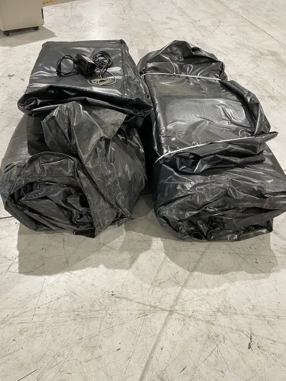 Used POWERBLANKET 550 GALLON IBC TOTE BLANKET LOT OF 2 BLANKETS (1 CONTROLLER) Industrial Controls | Maverick Industrial Sales #1107236