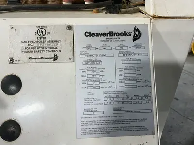 Used CLEAVERBROOKS CFC Chemical & Process Equipment Ohio US | HGR 24 #1460114