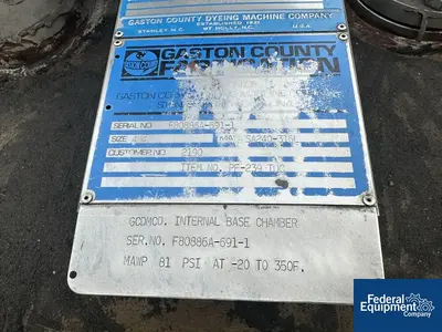USED Rosenmund 4 Sq Meter Rosenmund Nutsche Filter Dryer, 316L S/S