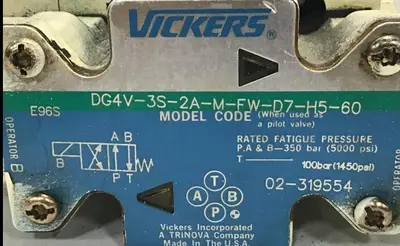 USED VICKERS DG4V-3S-2A-M-FW-D7-H5-60