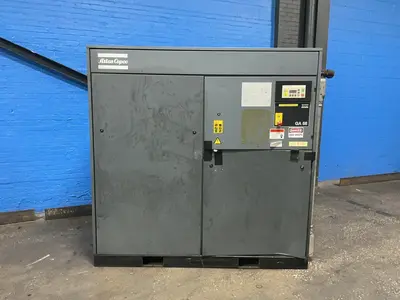 Used ATLAS COPCO GA55 Rotary Screw & Sliding Vane Air Compressors Ohio US | HGR 24 #1568452