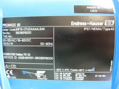 USED Endress+Hauser 83F15-CFUDAAAALBAK