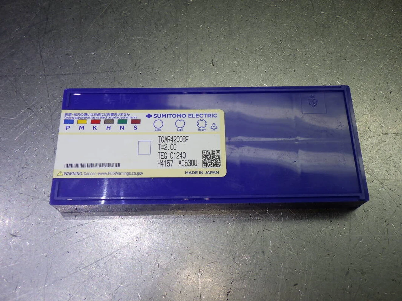 Sumitomo Carbide Threading Inserts QTY10 TGAR4200BF AC530U (LOC3288A)