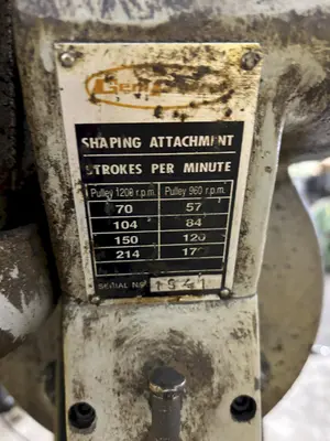 6" GEM RAM TYPE MILL SHAPING ATTACHMENT: YOBRO #23958