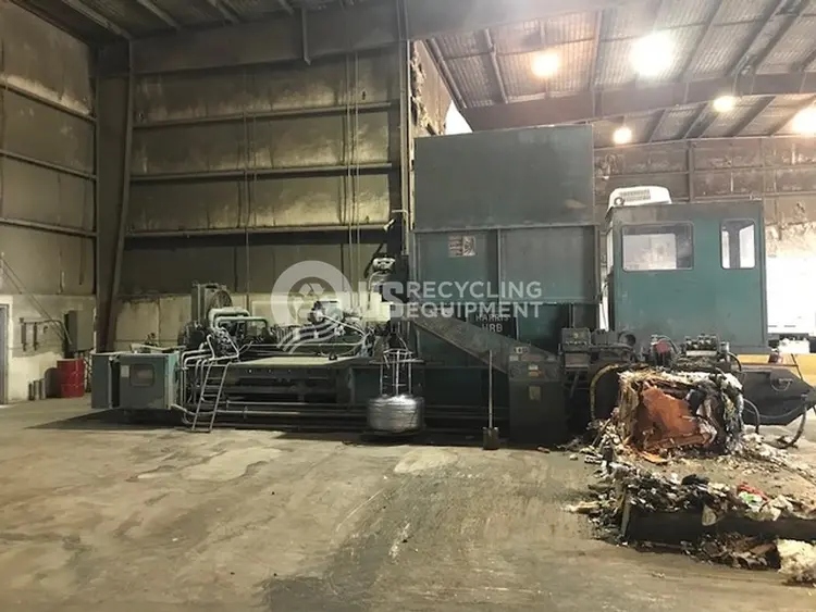 Used HARRIS HRB-918 2 RAM HORIZONTAL Balers | US Recycling Equipment #474323