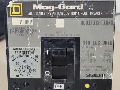 USED SQUARE D FAP3600712M