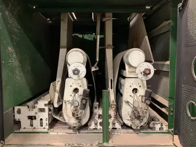USED TIMESAVERS 5321-25-00, 52" DOUBLE-HEAD WIDE-BELT SANDER