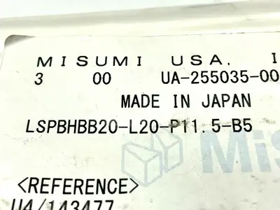 LSPBHBB20-L20-P11.5-B5 | MiSUMi  Support Pin - New