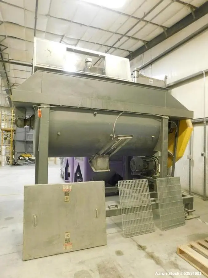 Mixer, Ribbon 120 CF, S. Howe, 316 Stainless Steel, Double Ribbon #5991344