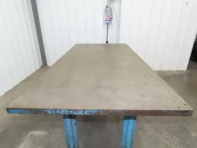 Vintage Precision Steel Welding Layout Table 72x36" Cast Iron 1-1/2" Thick Top