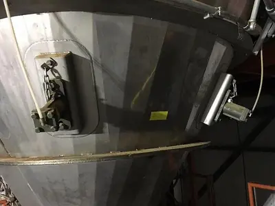 Spray dryer 7,000 lbs. Per hour evap. V-bottom dryer three nozzles #3653507