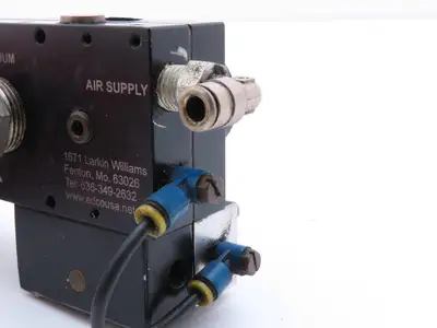 Edco USA ML50N-RTB Pneumatic Vacuum Pump Assembly 1/2" NPT For Vacuum Cup READ