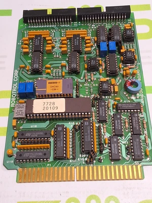 ROBOTROL CORP. 2020222B ELECTROVERT ANALOG I/O CIRCUIT BOARD