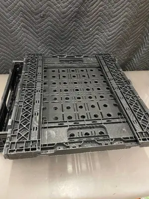Set of 2 Tosca 65126 Collapsible Plastic Crates