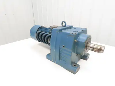 Sew Eurodrive R87 DV100L4/BMG Inline Gearmotor 3kw 277/480V 63.68:1 Ratio 27rpm