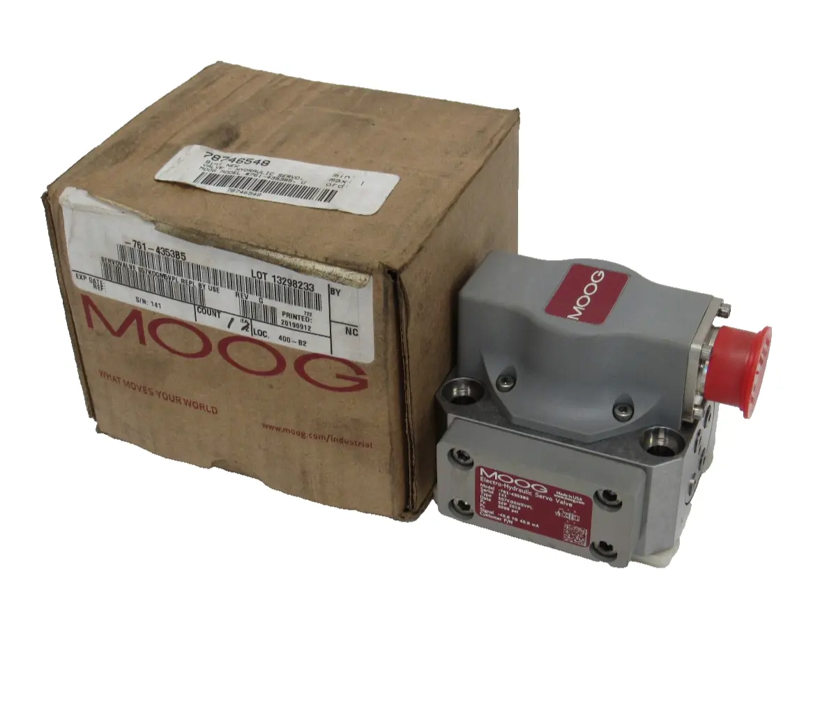 NEW MOOG 761-4353B5 SERVO VALVE 7614353B5