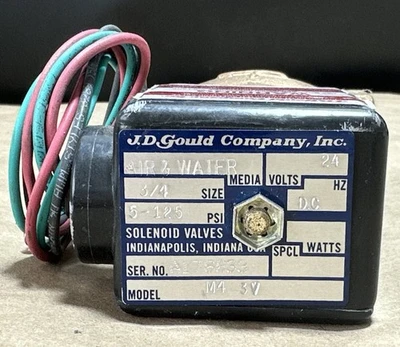 NEW JD GOULD M4-3V-3/4-24V