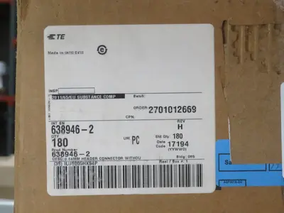 New | in-Stock TE 638946-2 0.64 Terminal Blocks Texas US | Aucto #1308491