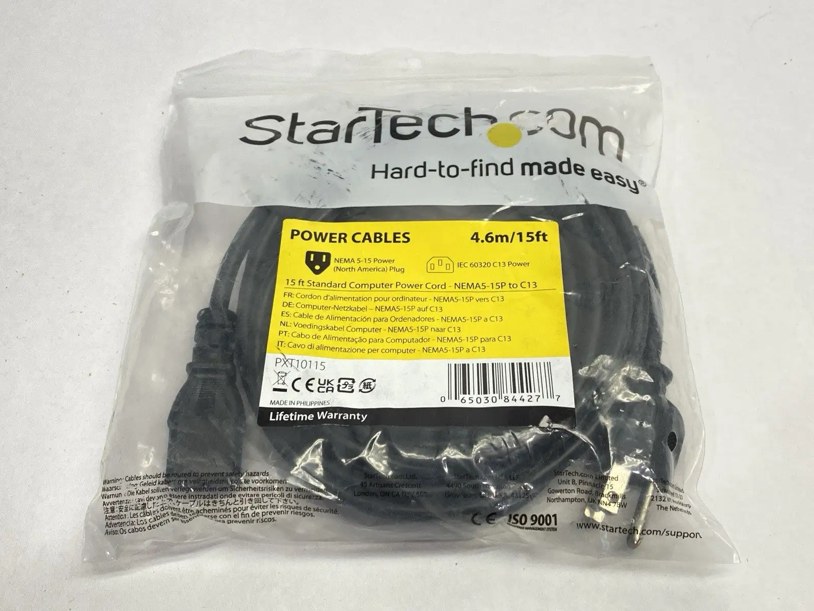 NEW STARTECH PXT10115