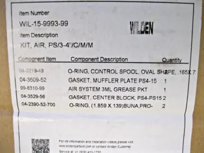 NEW Wilden WIL-15-9993-99