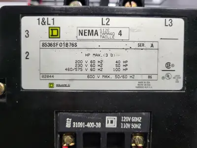 MCC Unit 100 hp, Nema 4