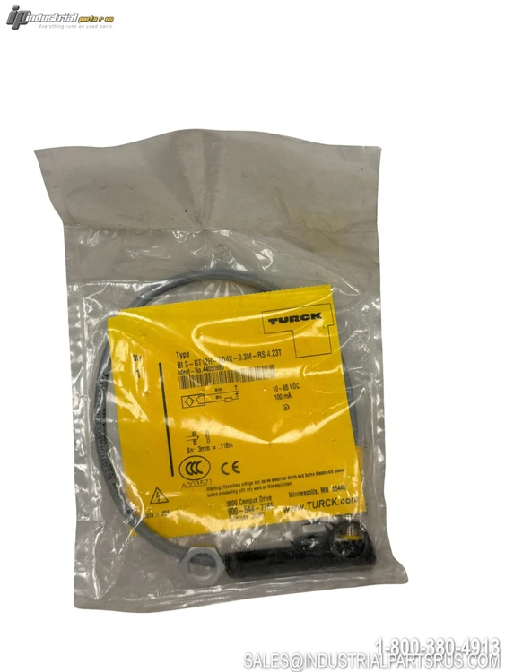 New | in-Stock TURCK BI 3-GT12H-AD4X-0.3M-RS 4.23T Proximity Sensors Kentucky US | Industrial Parts R Us Inc. #1309356