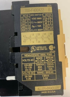 USED ALLEN BRADLEY 700-F400A22