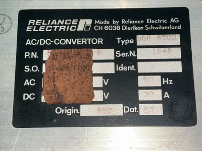 Used RELIANCE ELECTRIC S6R 8503 AC Drive Control Module Ohio US | HGR 24 #1335342