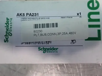 Used SCHNEIDER ELECTRIC AK5 PA231 Bus Bars & Plugs Ohio US | HGR 24 #1006633