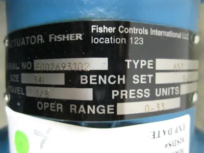NEW 3/8" 2500# DFT HI-100 Severe Service Control Valve Fisher 657 Actuator Z25